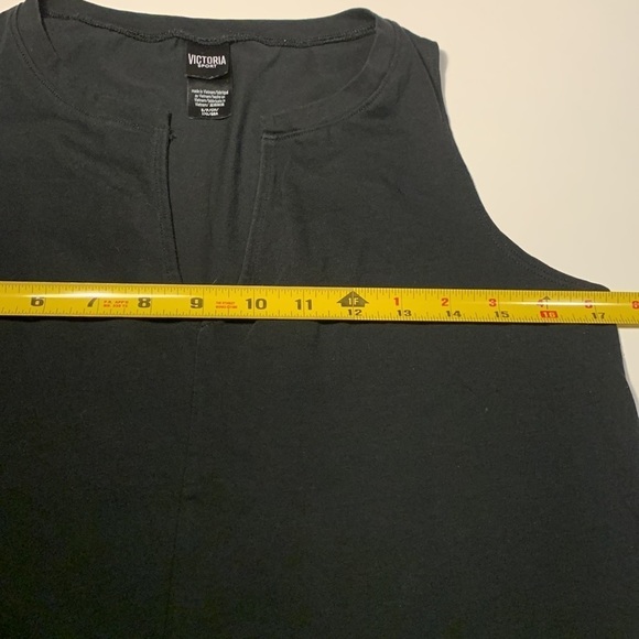 VICTORIA Sports Size S Exercise Top Black - Picture 5 of 6